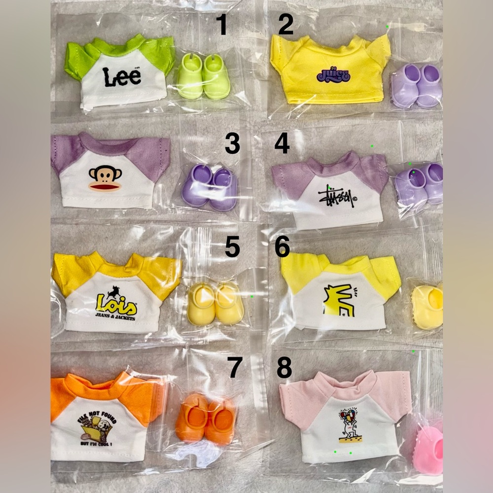 Labubu Clothes and Accessories - pick your own Shirt comes with shoes